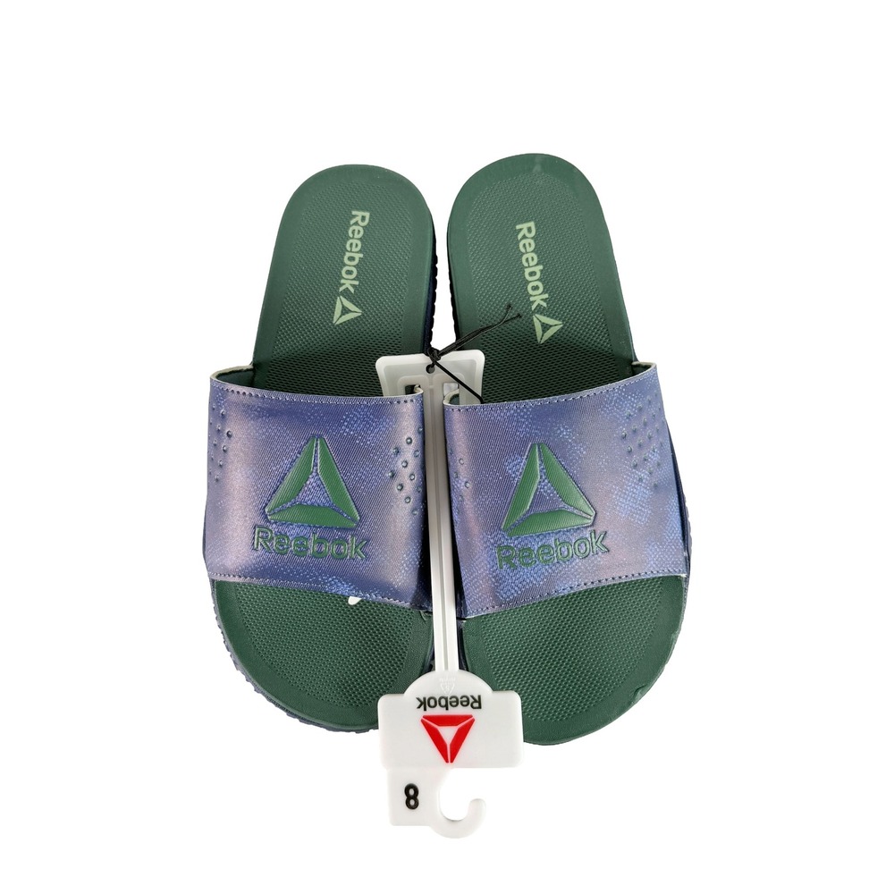 Reebok Mens Pervade Slide Sandals Athletic Navy Blue Size 8 New